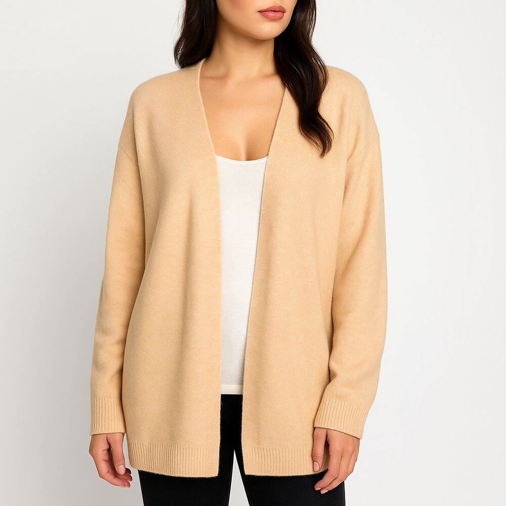 Vince Camuto Women's Open Front Knit Cardigan Soft Cozy Sweater XXL